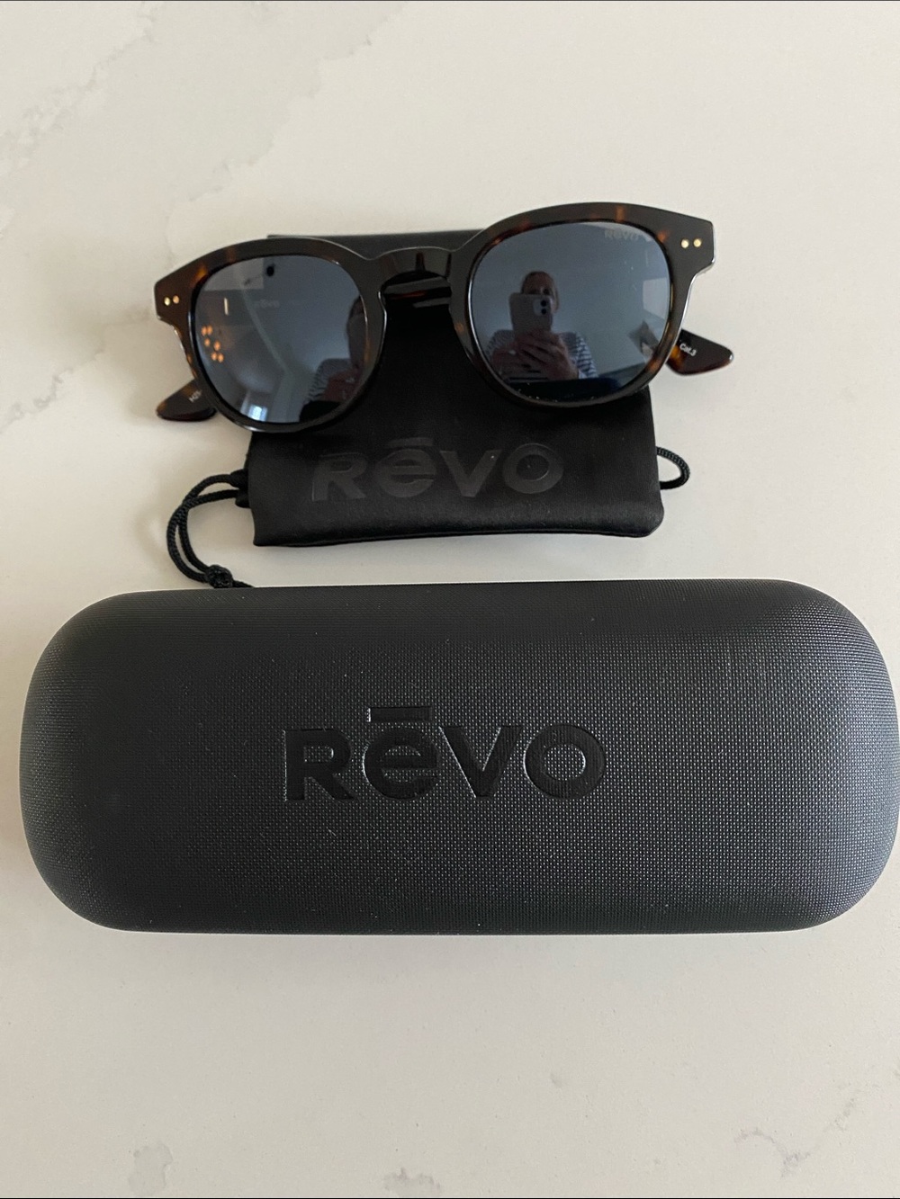 Revo Sterling G Polarized Sunglasses in Tortoise - Picture 2 of 6